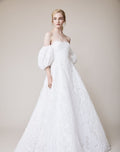 Crystal Floral Bodice Plus Size Wedding Dress
