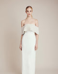 Scalloped Lace and Tulle Plus Size Wedding Dress